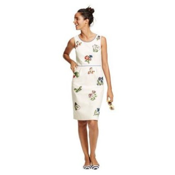 New BODEN Blue Embroidered Fruity Fun Dress [D7] - Picture 8 of 8